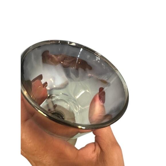 Martini Glassware Set Clear Black Stir Rod Pitcher 2 Glasses VTG Collectible - Picture 7 of 11